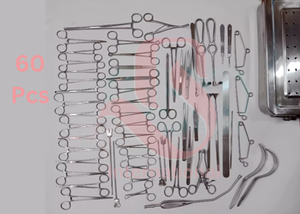 BISONS Wholesale Premium 197 Pcs Stainless Steel Manual Laparotomy Surgery Instrument Set for Hospitals and Clinics - Product Image 2