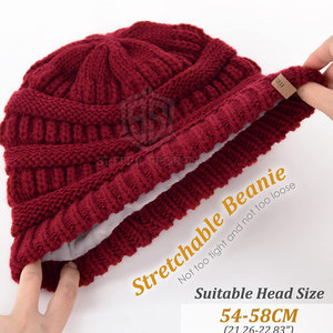 Gorro de Invierno Unisex de Lana y Algodón Suave de Alta Calidad, Bordado a Mano, Estilo Urbano, Transpirable e Impermeable con Logotipo Personalizado - Product Image 3