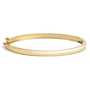 Brazaletes de oro sólido de 18k para hombres y mujeres, pulsera de lujo para fabricación de joyería personalizada a granel, mejores 10