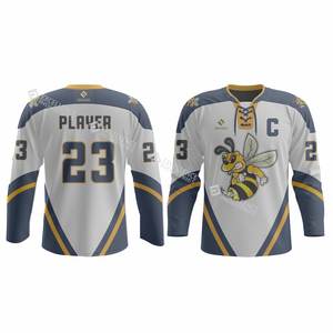 Meilleure vente Ensemble d'uniformes de hockey sur glace pour hommes avec design personnalisé Fabriqué au Pakistan Service OEM disponible - Product Image 3