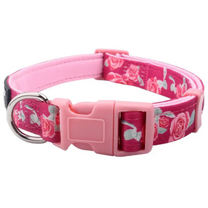 Collar de perro de diseño personalizado acolchado de neopreno suave estilo fantástico sublimación logotipo impreso mejor calidad nailon mascota poliéster - Product Image 2