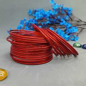 กำไลอินเดียชุดบอลลีวู้ดโลหะเรียบกำไลข้อมือเครื่องประดับสำหรับผู้หญิงและเด็กผู้หญิง (ชุด24ชิ้น) - Product Image 2