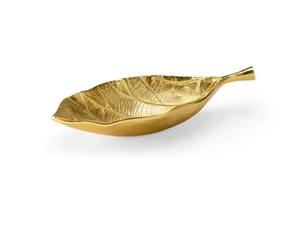 Tazón para Servir Chapado en Oro, Diseño Único, Tazón de Metal para Frutos Secos, para Postres, Cenas o Fiestas - Product Image 2