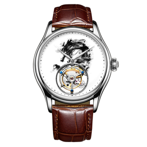 Reloj Mecánico Automático Tourbillon 7011 de Diseño Clásico para Hombre, Reloj de Lujo Certificado por el Fabricante - Product Image 2