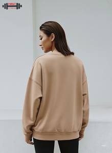 Vente directe d'usine Nouveau style Sweat-shirt à capuche pour femme en polyester/coton mélangé à séchage rapide pour l'hiver Nouvelle arrivée Haute qualité - Product Image 3