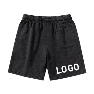 Ensemble deux pièces vintage délavé pour homme T-shirts et shorts décontractés de rue respirants pour l'été Ensemble de t-shirts pour homme - Product Image 5