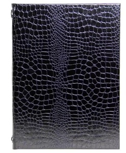 Cubierta de Menú de Cuero Croco para Cafetería, Bar, Restaurante, Hotel, Porta Menús en Formato de Libro, Suministros de Calidad para Restaurantes, Marca NJ - Product Image 4