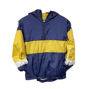 Vestes coupe-vent en nylon léger imperméable pour hommes, fabriquées sur mesure, avec fermeture éclair, capuche, coupe et couture, anorak en nylon - Product Image 2