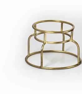 เตาเผาบาคูร์ไม้และโลหะทันสมัย พร้อมฐานโลหะสีทอง ทรงกระบอก ที่ใส่ธูปอูด หรูหรา สไตล์นอร์ดิก สำหรับตกแต่งบ้านและสำนักงาน - Product Image 4