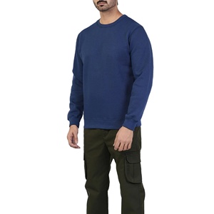 เสื้อสเวตเชิ้ตคอกลมผ้าฟลีซแขนยาวสีทึบ - Product Image 6