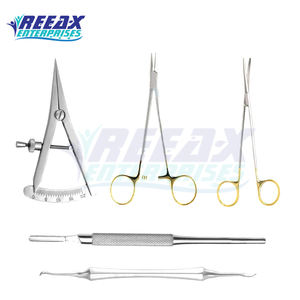 ชุดอุปกรณ์ศัลยกรรมเสริมจมูกทำจากสเตนเลสสตีลชุดเครื่องมือผ่าตัดพลาสติก - Product Image 3