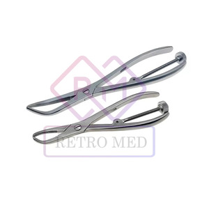 Instrumentos quirúrgicos veterinarios MEDICAB, fórceps de sujeción de hueso de acero inoxidable, reducción Manual de falanges, mordazas dentadas MOL CE - Product Image 4