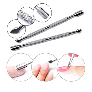 Custom Manufacturing Made <b>Cuticle</b> Pusher Nail <b>Tools</b> With Nail Cleaning <b>Tool</b> Fancy Nail Pusher - Product Image 4