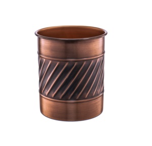 Boîte de rangement en métal excellente boîte de rangement en relief en cuivre pur taille personnalisée pour la qualité de la cuisine à la maison faite à la main - Product Image 1