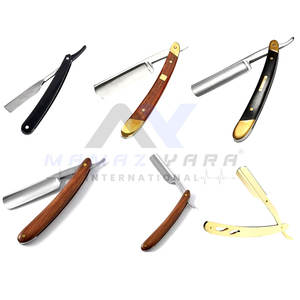 Professional <b>Straight</b> <b>Razor</b> for Precise Grooming Transparent Plastic Handle with Replaceable <b>Blade</b> for Barber Shaving - Product Image 5