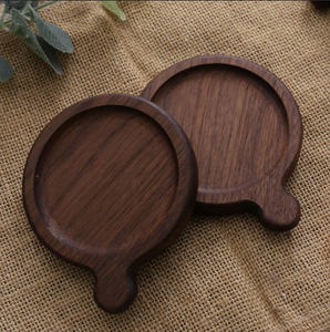 Juego de posavasos de madera natural ecológico con superficie resistente al calor Posavasos hechos a mano para el hogar y la Oficina - Product Image 3