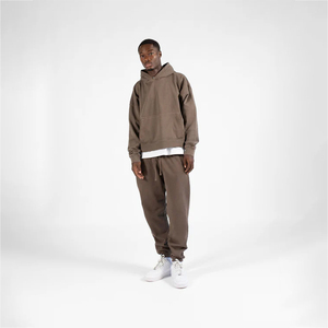 เสื้อมีฮู้ดผ้าฝ้าย100% โอเวอร์ไซส์ของผู้ชายเสื้อสวมหัวพิมพ์ลายแบบกำหนดเองเสื้อฮู้ดสำหรับฤดูหนาว - Product Image 3