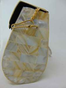 Ethnic Bag Metal bag brass <b>clutch</b> Vintage Purse Stone <b>Clutch</b> - Product Image 3