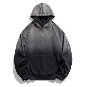 Vente en gros, sweat-shirt à capuche en coton lourd lavé, coupe ample, sweat-shirts de haute qualité - Product Image 6