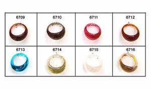 Perles de bague en verre uni de petite taille pour la fabrication de bijoux Perles de bague en verre simple de petite taille pour la fabrication de bracelets - Product Image 4