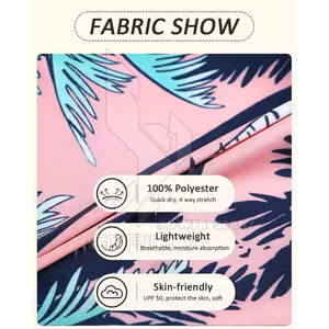 Short de plage léger taille haute pour femme avec poches respirant coupe décontractée pour l'été - Product Image 4