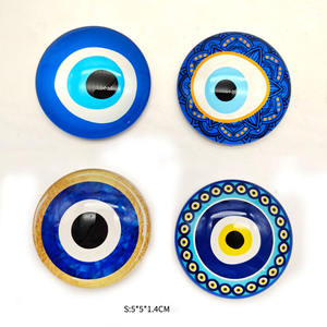 Aimant de réfrigérateur en verre Souvenir personnalisé, yeux de <span class=keywords><strong>diable</strong></span> de dinde - Product Image 4