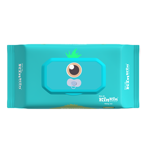 Kinkin Babies Toallitas húmedas para bebés de tela no tejida de 100 piezas Venta a granel para toallitas Kinkin purificadas con agua para limpieza - Product Image 2