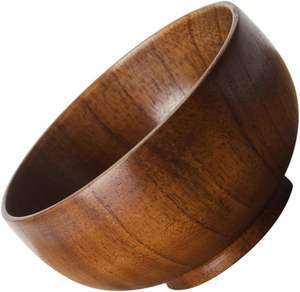 Bols de service en bois jetables pour salade soupe nouilles fruits légumes et plus écologique et élégant - Product Image 1