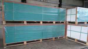 แผ่นยิปซั่มทนความชื้นแผ่นยิปซั่มกันน้ำแผ่น drywall placo platre hydrofuge เพดานผนังภายใน - Product Image 2