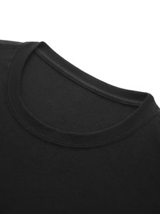 Venta al por mayor de algodón barato impresión personalizada transpirable de gran tamaño gimnasio correr deportes camisetas para hombre - Product Image 3