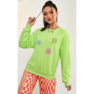 Sudadera Extra Grande de Invierno para Mujer, de Alta Calidad, Manga Larga, Cuello Redondo, Informal - Product Image 1