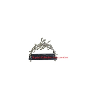 Meilleur porte-serviettes en métal plaqué argent design de branche pour décor de table à manger porte-serviettes de table décoratif de qualité supérieure pour la maison - Product Image 6