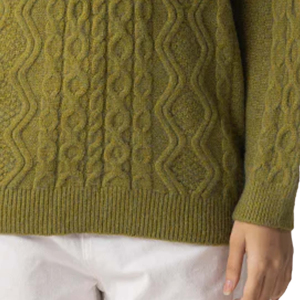 Chandails surdimensionnés à manches longues à la mode décontracté col rond fabricant professionnel chandails en tricot pull pull à épaules tombantes - Product Image 4