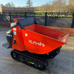 จัดส่งฟรี รถดัมพ์ขนาดเล็กแบบตีนตะขาบ Kubota KC7OVHD-4 ได้รับการรับรองมาตรฐาน CE และ EPA รถขนส่งแบบตีนตะขาบขนาดเล็ก ระบบไฮดรอลิกสำหรับยกเท - Product Image 1