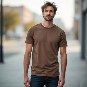 Camisetas de lavado ácido para hombre, ropa deportiva con hombros caídos, camisetas de repuesto informales con lavado de piedra para hombre - Product Image 5