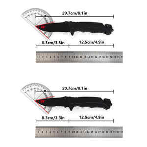 Qualité D2 Lame En Acier Couteau Pliant Camping Survie Tactique Couteau De Poche EDC Outil Avec Poignée En Lin - Product Image 6