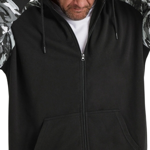 Pull à capuche surdimensionné pour hommes Sweat-shirt d'hiver de haute qualité Conception personnalisée Camouflage tricoté respirant Grande taille à la mode - Product Image 5