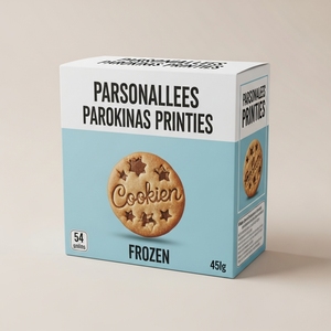 Caja Rígida Reciclable de Grado Alimenticio para Refrigerios y Galletas Congeladas, con Recubrimiento UV, Laminación Mate y Relieve para Logotipo Personalizado, Uso en Comida para Llevar y Venta al por Menor - Product Image 4