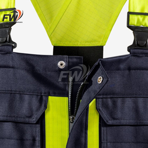 Vêtements de travail de sécurité haute visibilité ANSI Classe 2, avec poches multiples, tissu réfléchissant, logo personnalisé, vêtements de travail multi-usages - Product Image 4