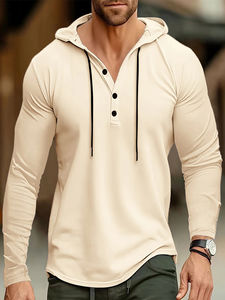 Sudaderas con capucha y sudaderas de talla grande para hombre, sudaderas con capucha de mezcla de algodón transpirable para hombre - Product Image 4