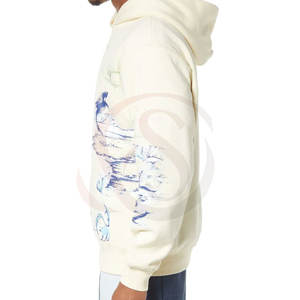 Sweat-shirts à capuche pour hommes, personnalisables, de différentes couleurs, tendance, coupe classique, doublés, respirants, en polyester/coton, pour l'hiver, vente en gros à prix abordable - Product Image 5