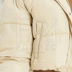 Chaquetas cortas de manga larga con cremallera de nuevo estilo para mujer con chaquetas acolchadas de tamaño personalizado para los más vendidos - Product Image 6