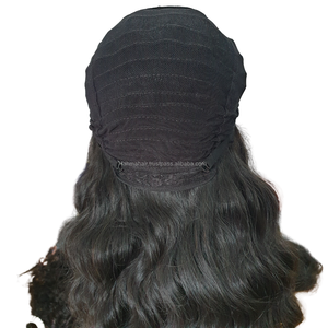 Peluca de Cabello Humano Remy Virgen 100% de la Mejor Calidad, Liso, Negro Natural, Cutícula Alineada, Cierre Sin Enredos ni Caída, Cabello de Primera Calidad - Product Image 1