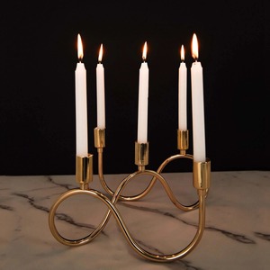 Tall Metal Candelabra for <b>Floor</b> Standing Decor Wedding Aisle Home Decoration Diwali Christmas Event <b>Candle</b> <b>Holder</b> - Product Image 6
