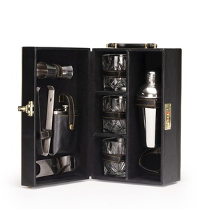 13-Piece Gunmetal Đen Boston Cocktail uống Shaker <span class=keywords><strong>Set</strong></span> làm từ thanh thép không gỉ thiết kế tốt nhất New Shaker - Product Image 6