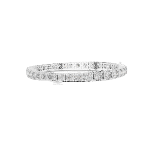 Bracelet tennis en diamant de laboratoire 13,198 CT, taille brillant rond, or 10KT, 14KT, 18KT et argent 925, or rose, jaune, blanc - Product Image 4