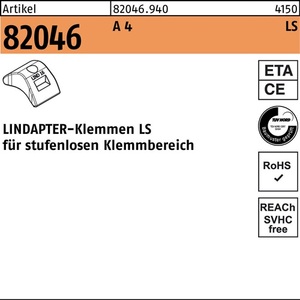 <b>Clamps</b>-Terminal R 82046 LS 20/3-30 a 4-Pole 1 Piece by LINDAPTER - Product Image 1