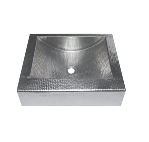 Évier en cuivre en métal de forme carrée de haute qualité fait à la main grand évier décoratif en cuivre décoratif Restaurant côté cuisine utilisation - Product Image 6