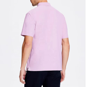 Camiseta Polo de Golf para Hombre, Manga Corta, Cuello en Contraste, Estilo Deportivo Casual, Colores Personalizados, Opciones de Talla, Ropa OEM ODM - Product Image 5