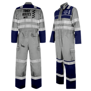 Customizable Waterproof Premium Quality Polyester Bib Button-Up Shirt Crew Necks Skilled Labor <b>Construction</b> <b>Overall</b> Set - Product Image 3